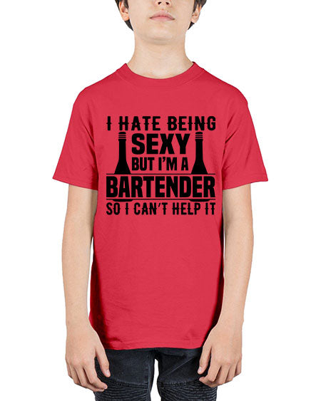 I hate being Style 197# - bartender - Youth Tee Unisex