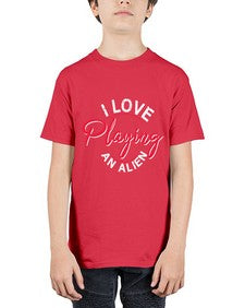 I love playing and alien 19# - ufo - Youth Tee Unisex