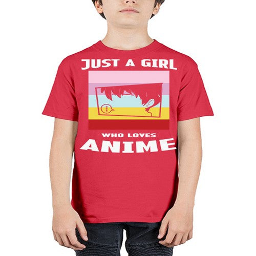 Just A Girl Who Loves Anime 265# - anime - Youth Tee Unisex