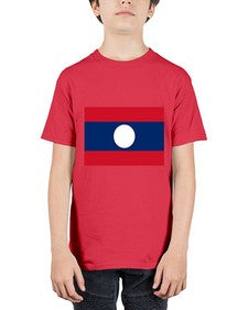 Laos 1111# - world flags - Youth Tee Unisex