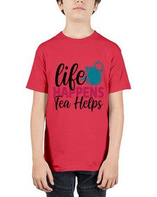 Life Happens Tea Helps 1310# - tea - Youth Tee Unisex