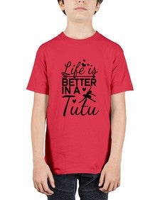 Life is better in a tutu 155# - ballet - Youth Tee Unisex