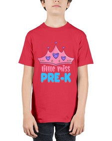 Little Miss PreK 485# - prek headstart - Youth Tee Unisex