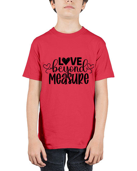 Love Beyond Measure 389# - kids - Youth Tee Unisex