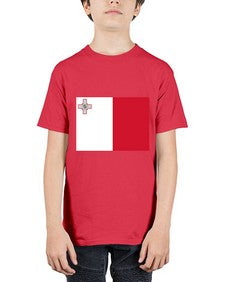 Malta 1222# - world flags - Youth Tee Unisex