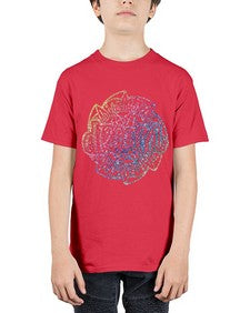 Mandala Dream Rainbow Glitter 760# - mandala - Youth Tee Unisex