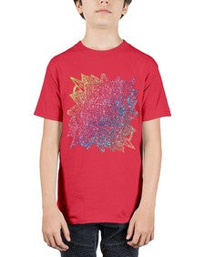 Mandala Teach Love Inspire Rainbow Glitter 762# - mandala - Youth Tee Unisex