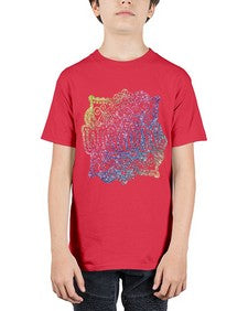 Mandala Wisdom Rainbow Glitter 764# - mandala - Youth Tee Unisex