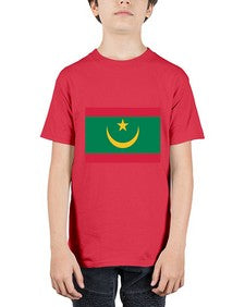 Mauritania 1260# - world flags - Youth Tee Unisex