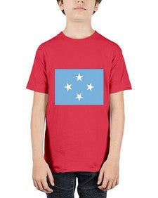 Micronesia 1293# - world flags - Youth Tee Unisex