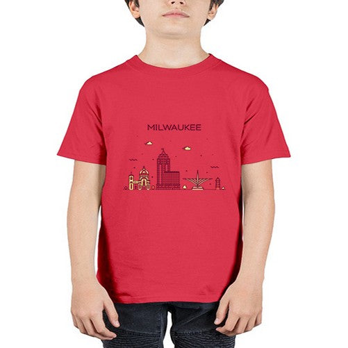 Milwaukee 1303# - cities - Youth Tee Unisex