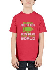 Moms are 170# - cartoon super hero - Youth Tee Unisex