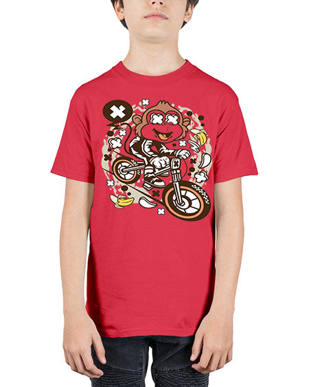 Monkey Downhill - monkey - Youth Tee Unisex