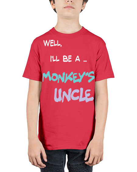 Monkey Uncle 18# - monkey - Youth Tee Unisex