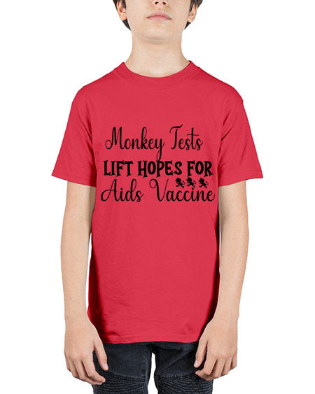 Monkey tests lift hopes for  - monkey - Youth Tee Unisex