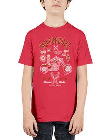 Motorebel Skull 941# - skull and bones - Youth Tee Unisex