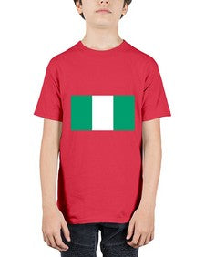 Nigeria 1493# - world flags - Youth Tee Unisex