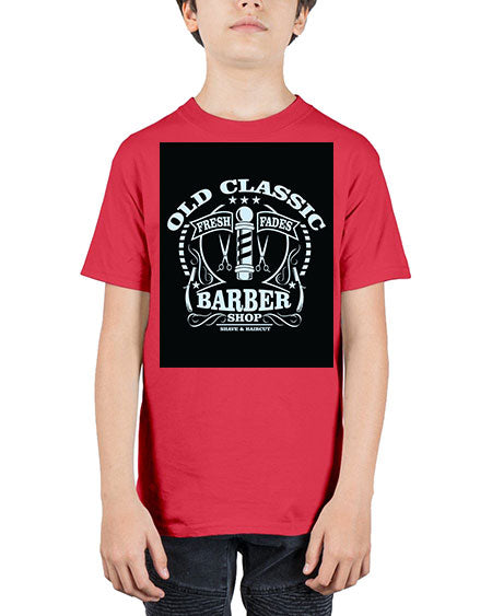 Old Classic Barber1284# - barber - Youth Tee Unisex