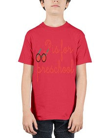 P is for preschool 615# - prek headstart - Youth Tee Unisex