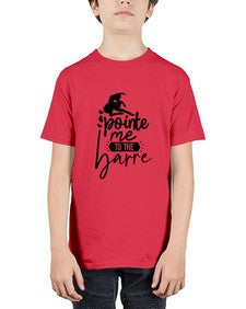 Pointe me to the barre 174# - ballet - Youth Tee Unisex