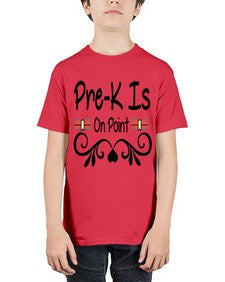 Pre K Is On Point 654# - prek headstart - Youth Tee Unisex