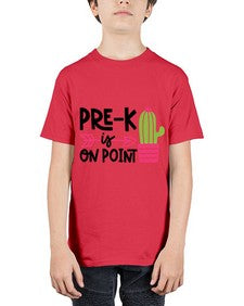 PreK Is On Point 668# - prek headstart - Youth Tee Unisex