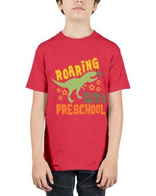 Roaring Into Preschool 756# - prek headstart - Youth Tee Unisex