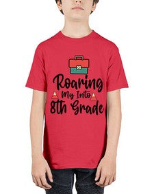 Roaring My Into eighth Grade 757# - eighth grade - Youth Tee Unisex