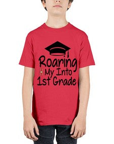 Roaring My Into first Grade 759# - first grade - Youth Tee Unisex
