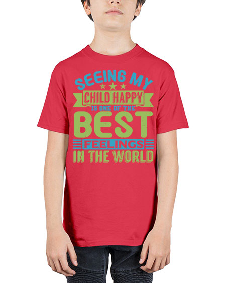 Seeing my child happy is the Best Feeling Style 201# - baby - Youth Tee Unisex