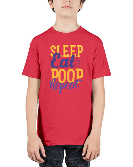 Sleep Eat Poop Repeat Style 206# - baby - Youth Tee Unisex