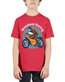 Speedway racing 64# - motorcycle - Youth Tee Unisex
