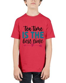 Tea Time Is The Best Time 1614# - tea - Youth Tee Unisex