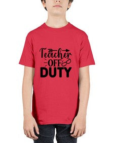 Teacher off duty 1460# - teacher - Youth Tee Unisex
