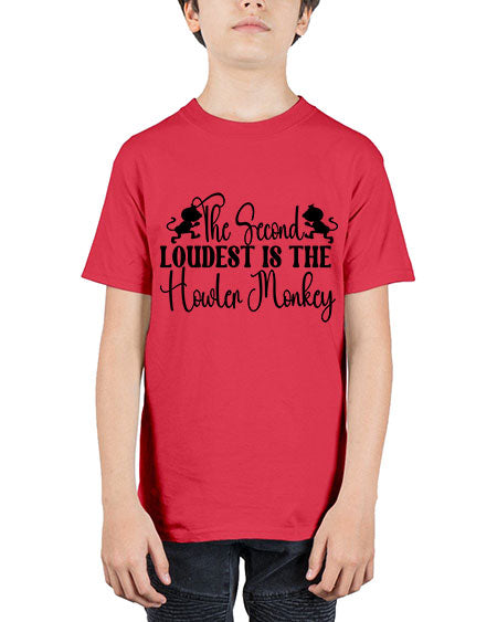 The second loudest is the  - monkey - Youth Tee Unisex
