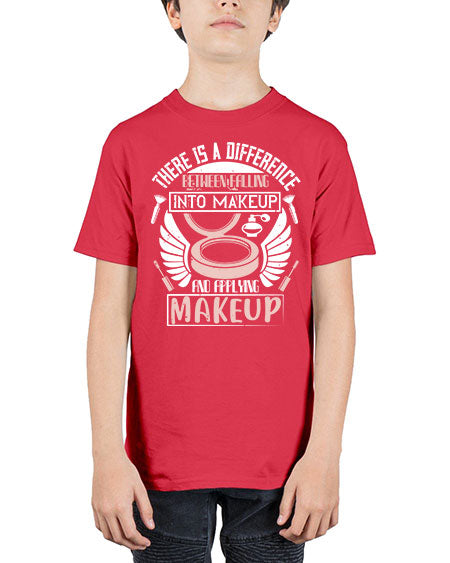 There is a difference between falling into makeup and applying makeup Style 178# - beauty - fashion - Youth Tee Unisex