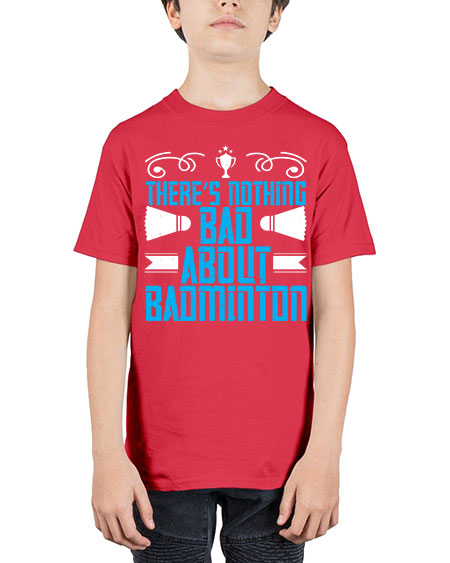 There’s nothing bad about badminton 1812# - badminton - Youth Tee Unisex