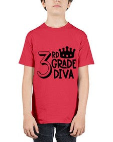 Third Grade Diva 953# - third grade - Youth Tee Unisex