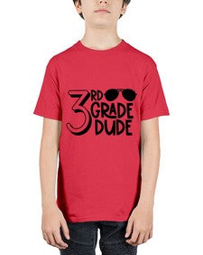 Third Grade Dude 957# - third grade - Youth Tee Unisex