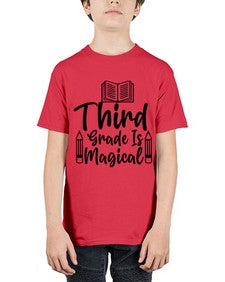 Third Grade Is Magical 961# - third grade - Youth Tee Unisex
