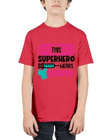 This Superhero Wears Scrubs Style Style 1565# - nurse - Youth Tee Unisex