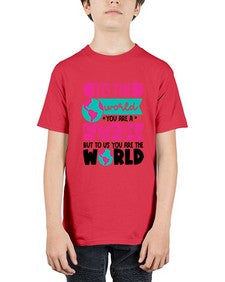 To The World You Are A Nurse But To Us You Are The World Style Style 1576# - nurse - Youth Tee Unisex