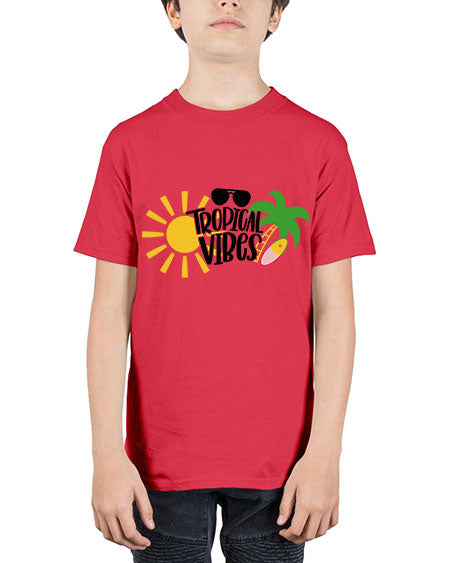 Tropical Vibes Style 9# - summer - Youth Tee Unisex