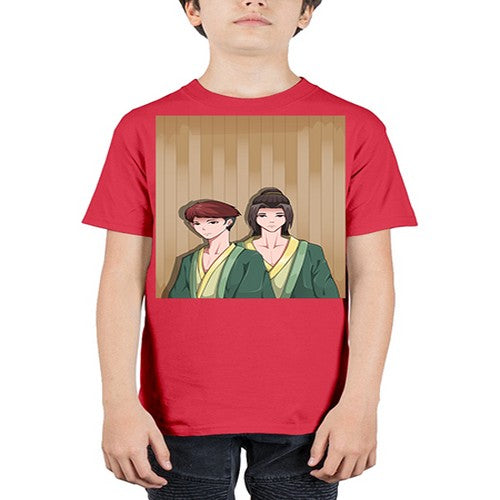 Two man in a hot spring 18# - anime - Youth Tee Unisex