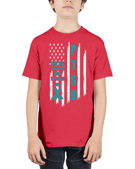 Veteran Not All Wounds Are 5# - PTSD - Youth Tee Unisex