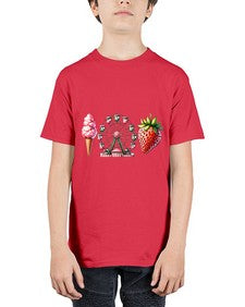 Watercolor Strawberry Fair 1693# - strawberry - Youth Tee Unisex