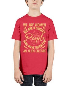 We are women we are people 42# - ufo - Youth Tee Unisex