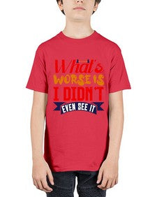 Whats worse is I didnt even see it 164# - chess - Youth Tee Unisex