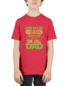 Who needs 266# - cartoon super hero - Youth Tee Unisex