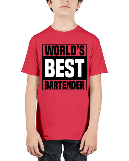 Worlds best Style 479# - bartender - Youth Tee Unisex